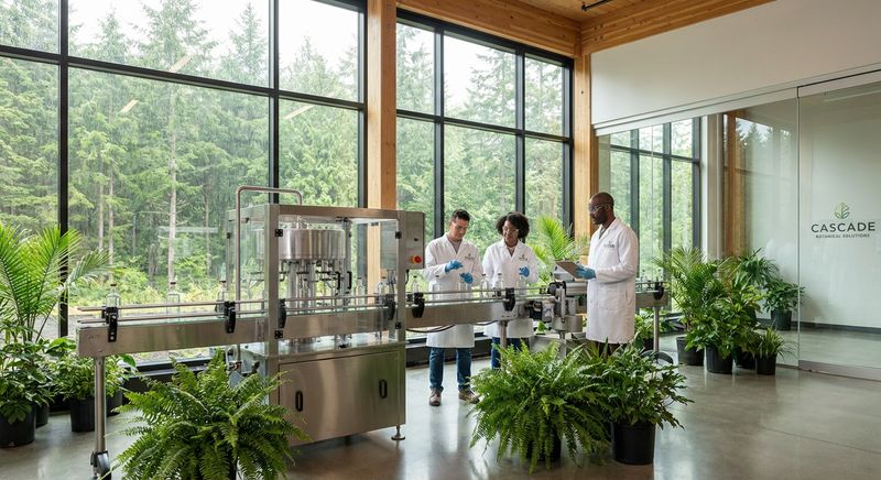 Ginger Lily Farms botanical production facility in the Pacific Northwest